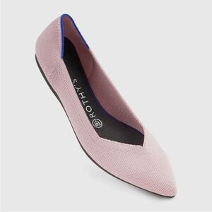 Rothy’s ‘The Point’ Pointed-Toe Flats (Petal Pink)